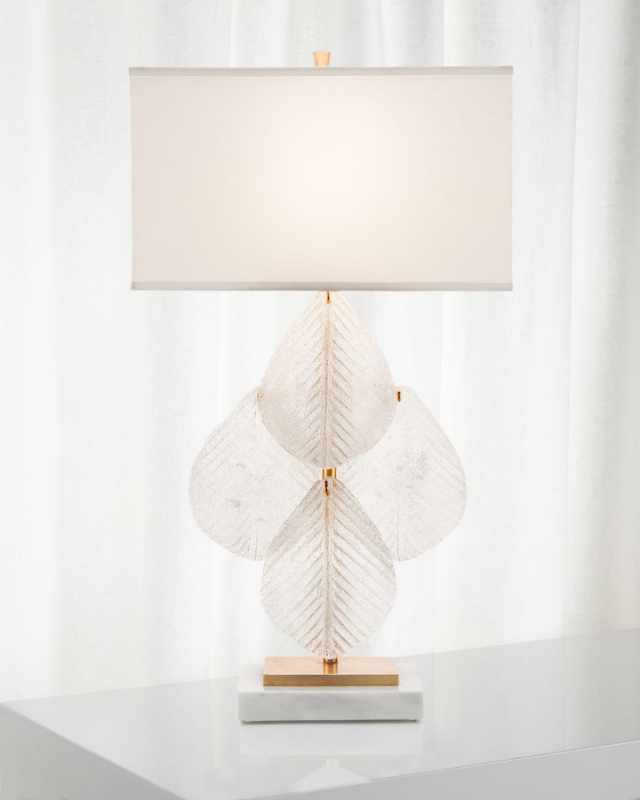 Glass Petal Table Lamp